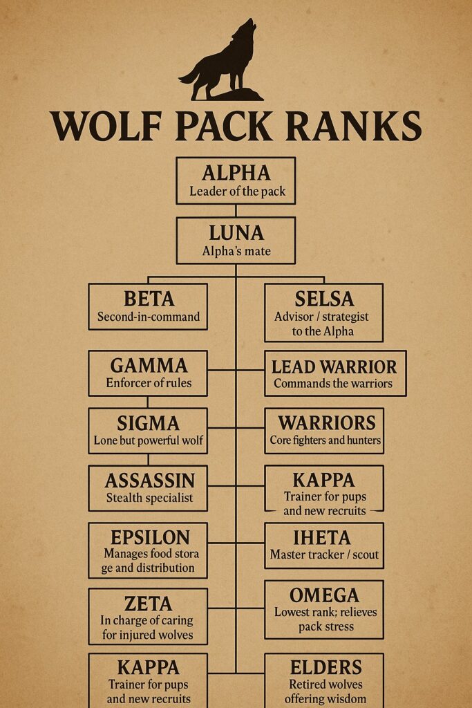 20 Wolf Pack Ranks and Their Roles Explained