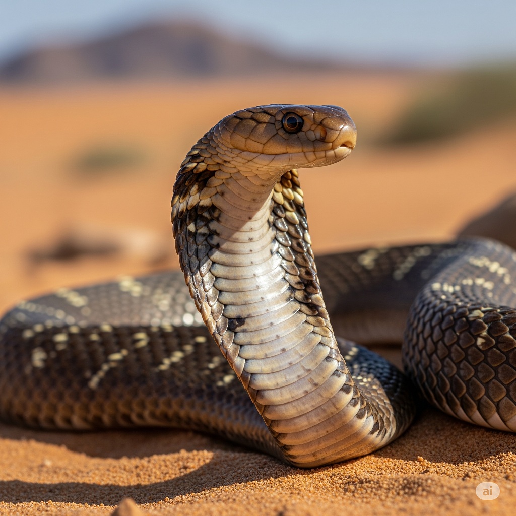 Anchieta's Cobra (Angolan Cobra) (Naja anchietae)