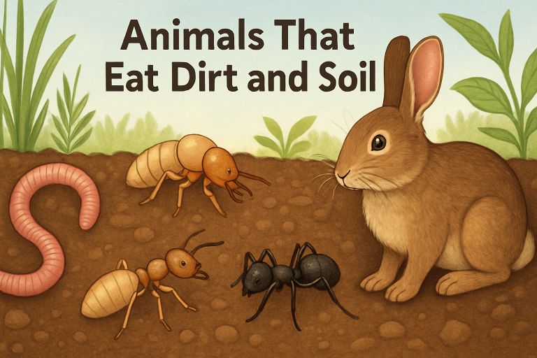 geophagy in animals that eat dirt and soil