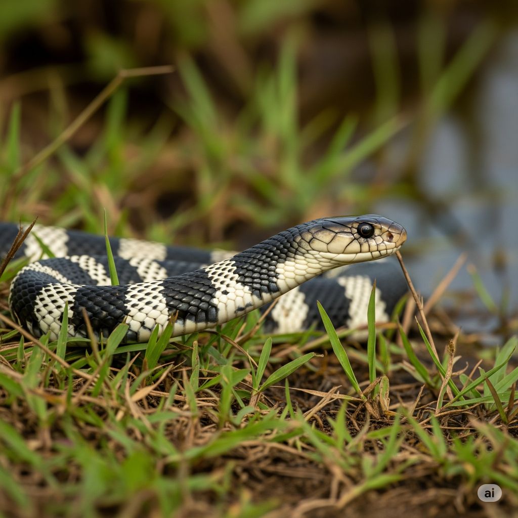 Banded Water Cobra (Naja annulata)