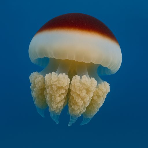 Barrel Jellyfish (Rhizostoma pulmo)