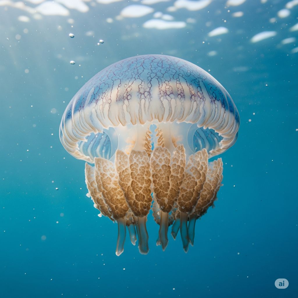 Blubber Jellyfish (Catostylus mosaicus)