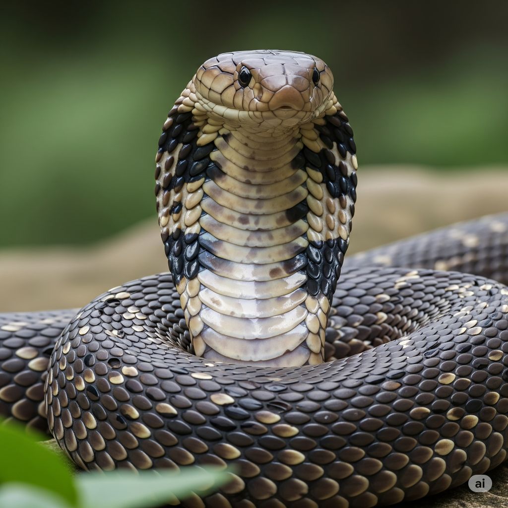 Chinese Cobra (Taiwan Cobra) (Naja atra)