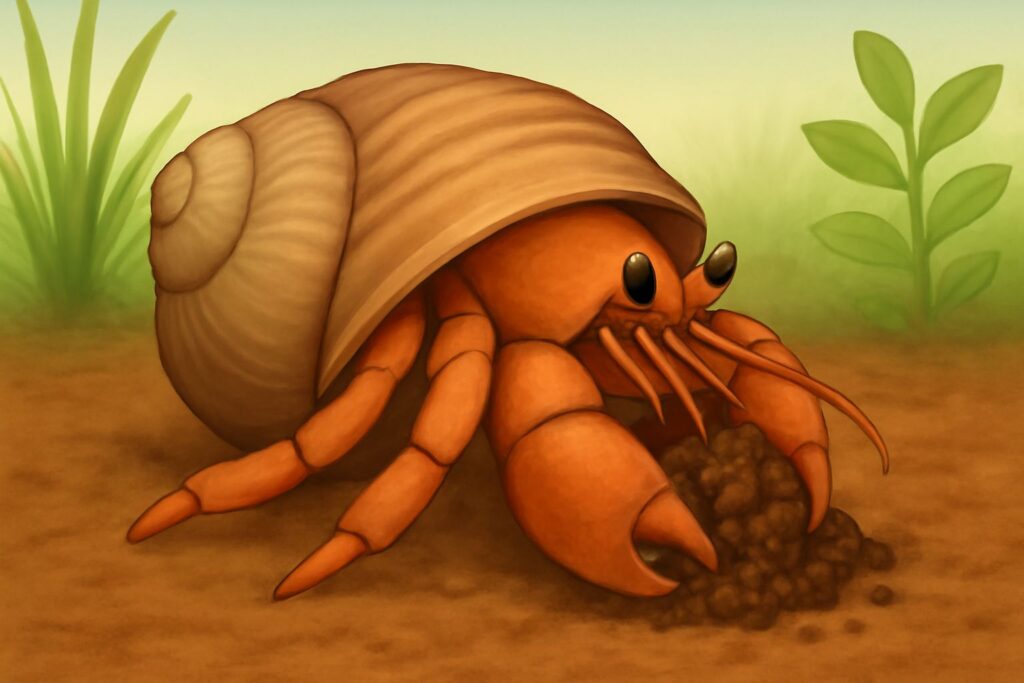 Hermit Crabs Soil-Eating Animals