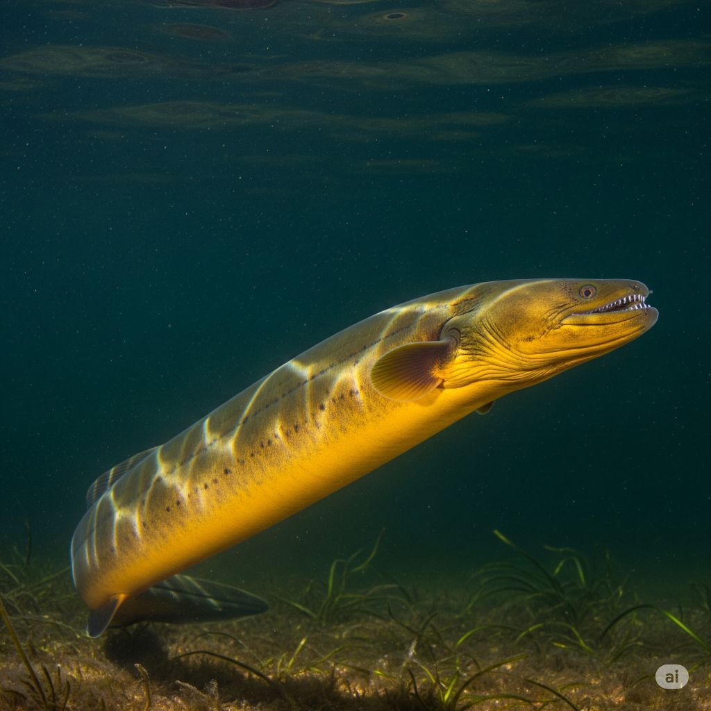 eel slithering