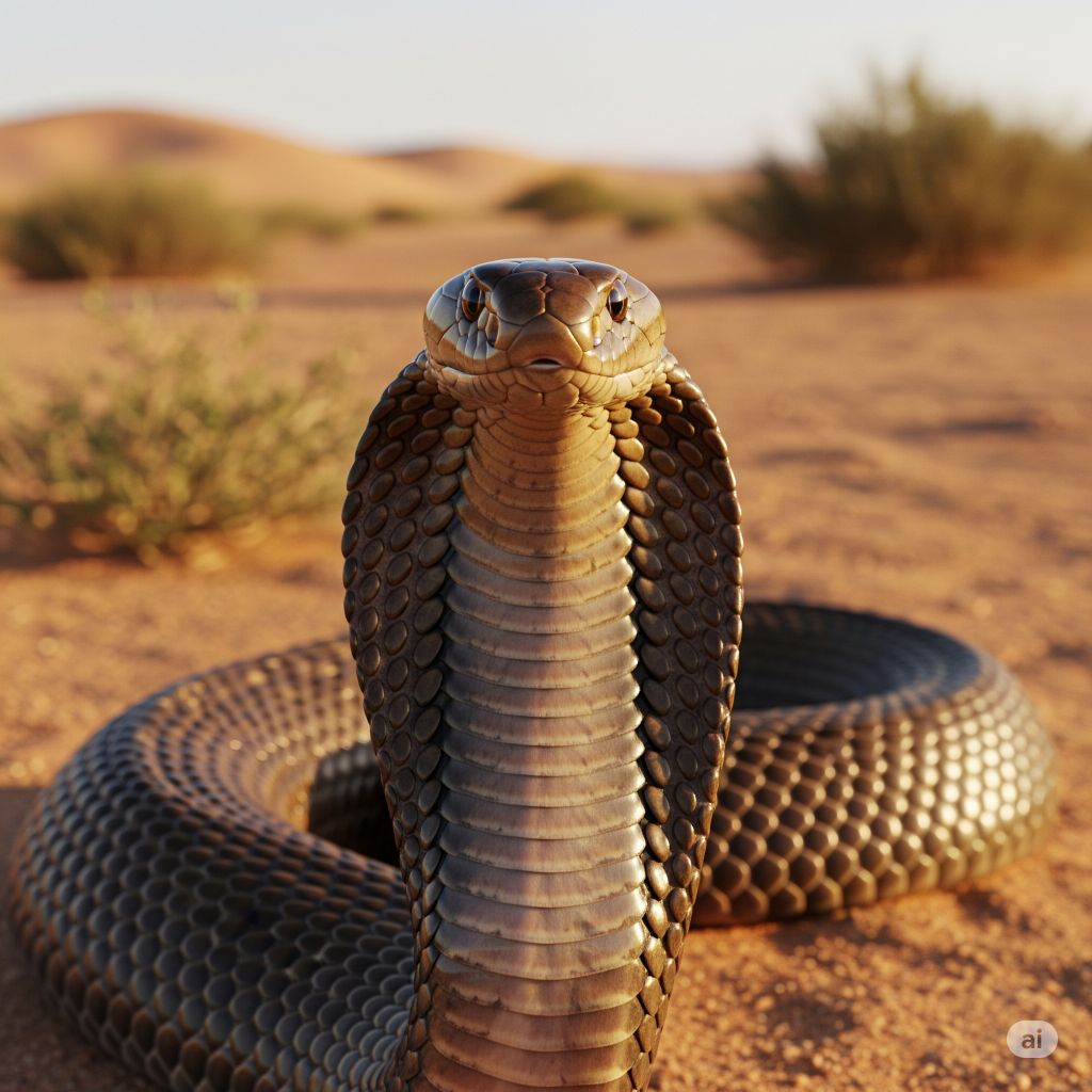 Egyptian Cobra (Asp) (Naja haje)