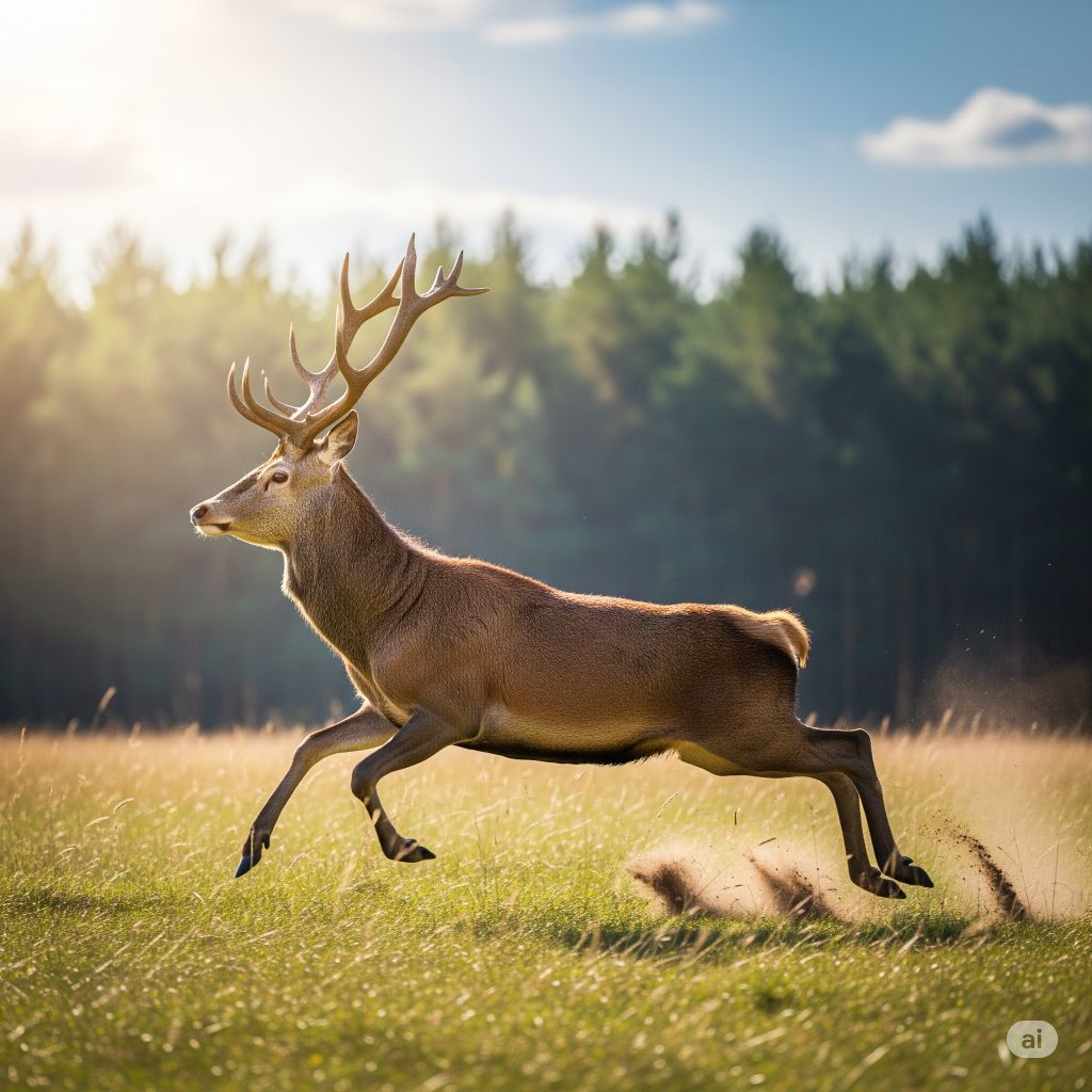 Deer Agile Forest Sprinters
