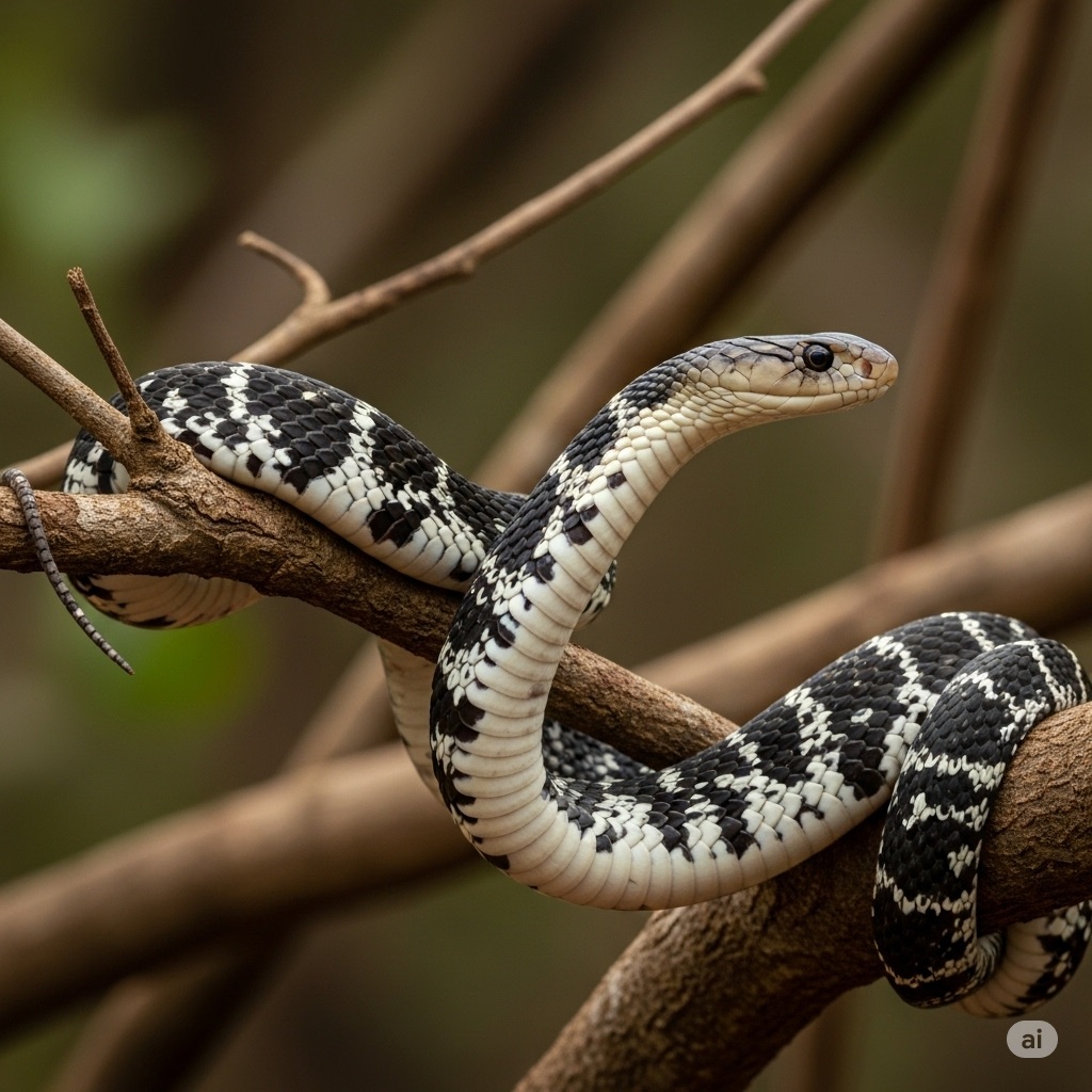 Goldie's Tree Cobra (African Tree Cobra) (Naja nigricollis)