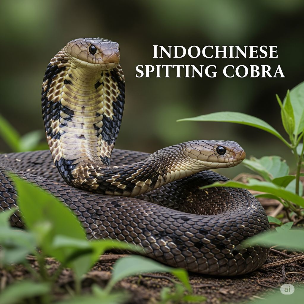 Indochinese Spitting Cobra (Naja siamensis)