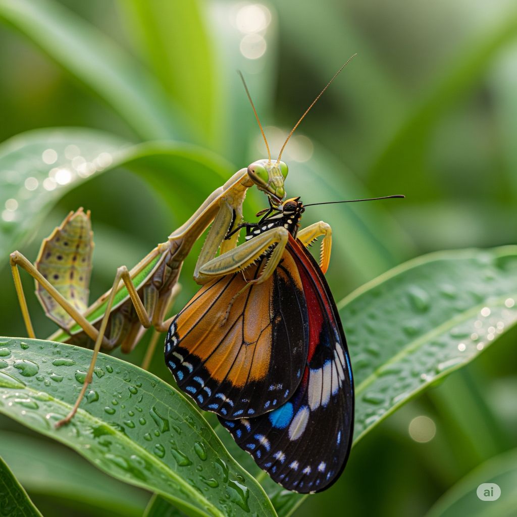 Insects that Prey on Butterflies