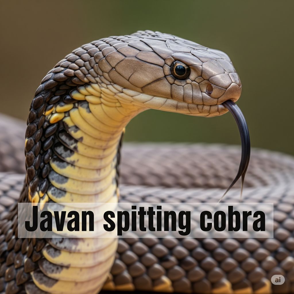 Javan Spitting Cobra (Naja sputatrix)