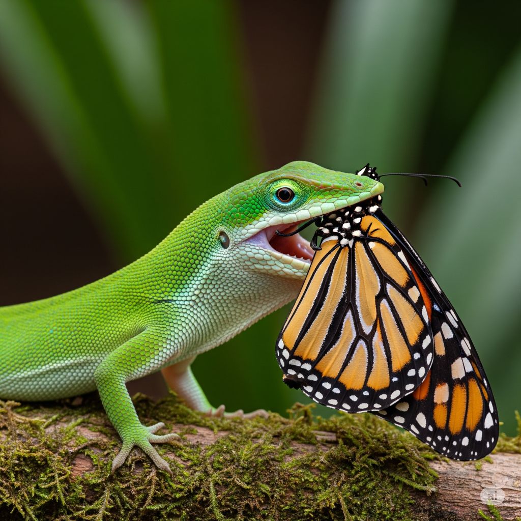 Reptiles and Amphibians that Prey on Butterflies