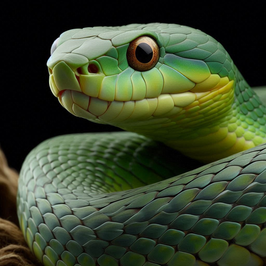 Western Green Mamba (Dendroaspis viridis)