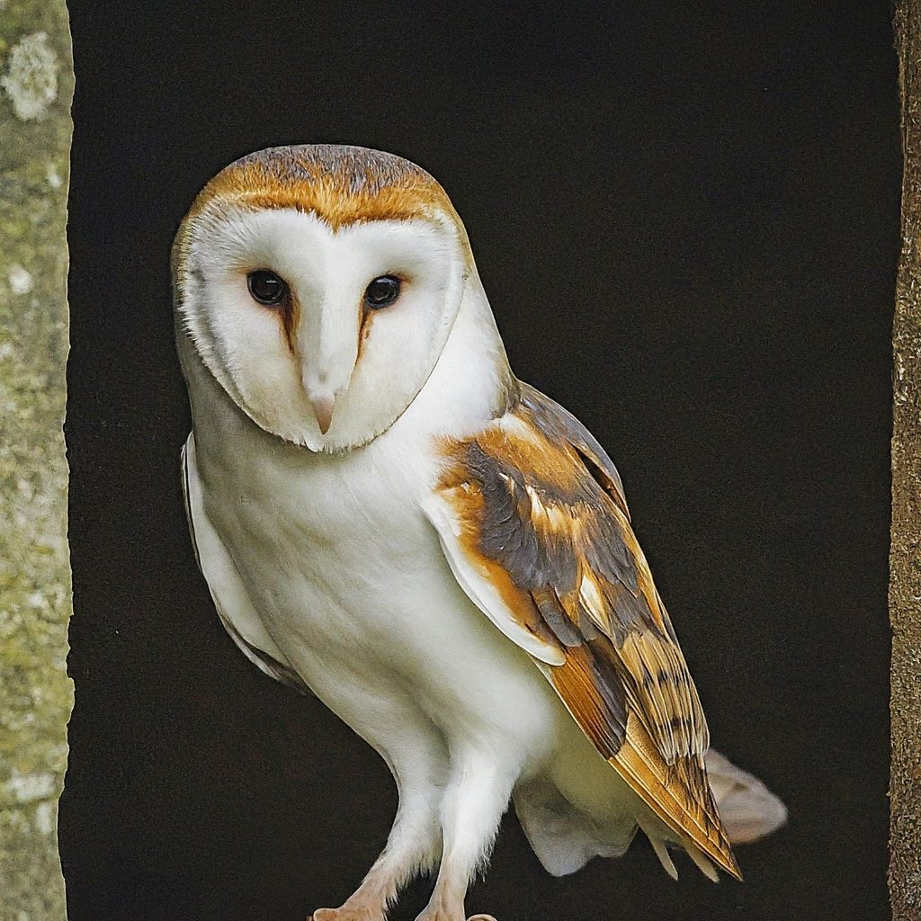 Barn Owl: (Tyto alba) 