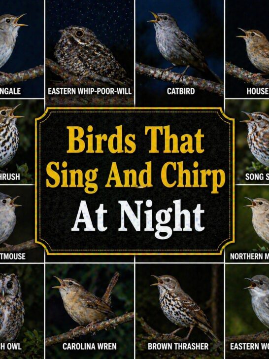 22 Birds That Sing And Chirp At Night In USA (With Pictures)
