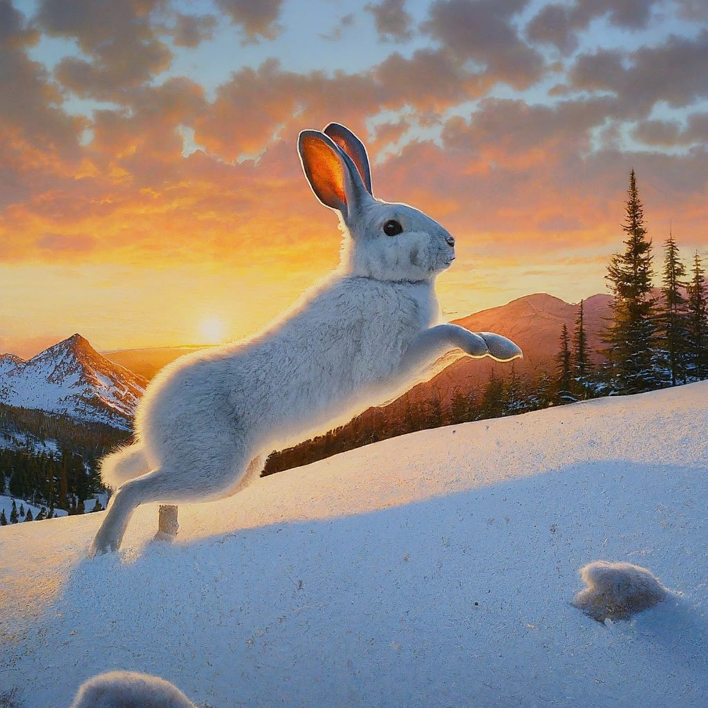Mountain Cottontail Rabbit