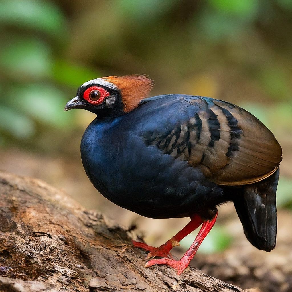 Red crested Wood Partridge