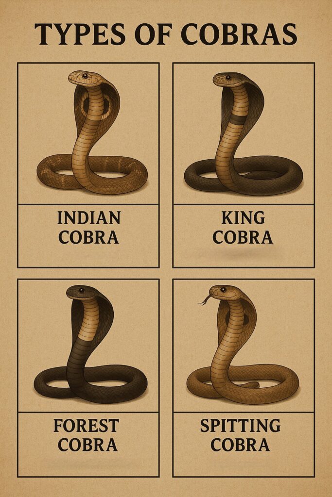 Main Types Of Cobras