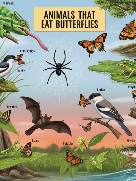 25+Animals That Eat Butterflies: Butterfly Predators List