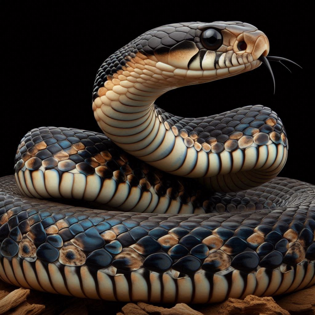 Burrowing Cobra (Naja multifasciata)