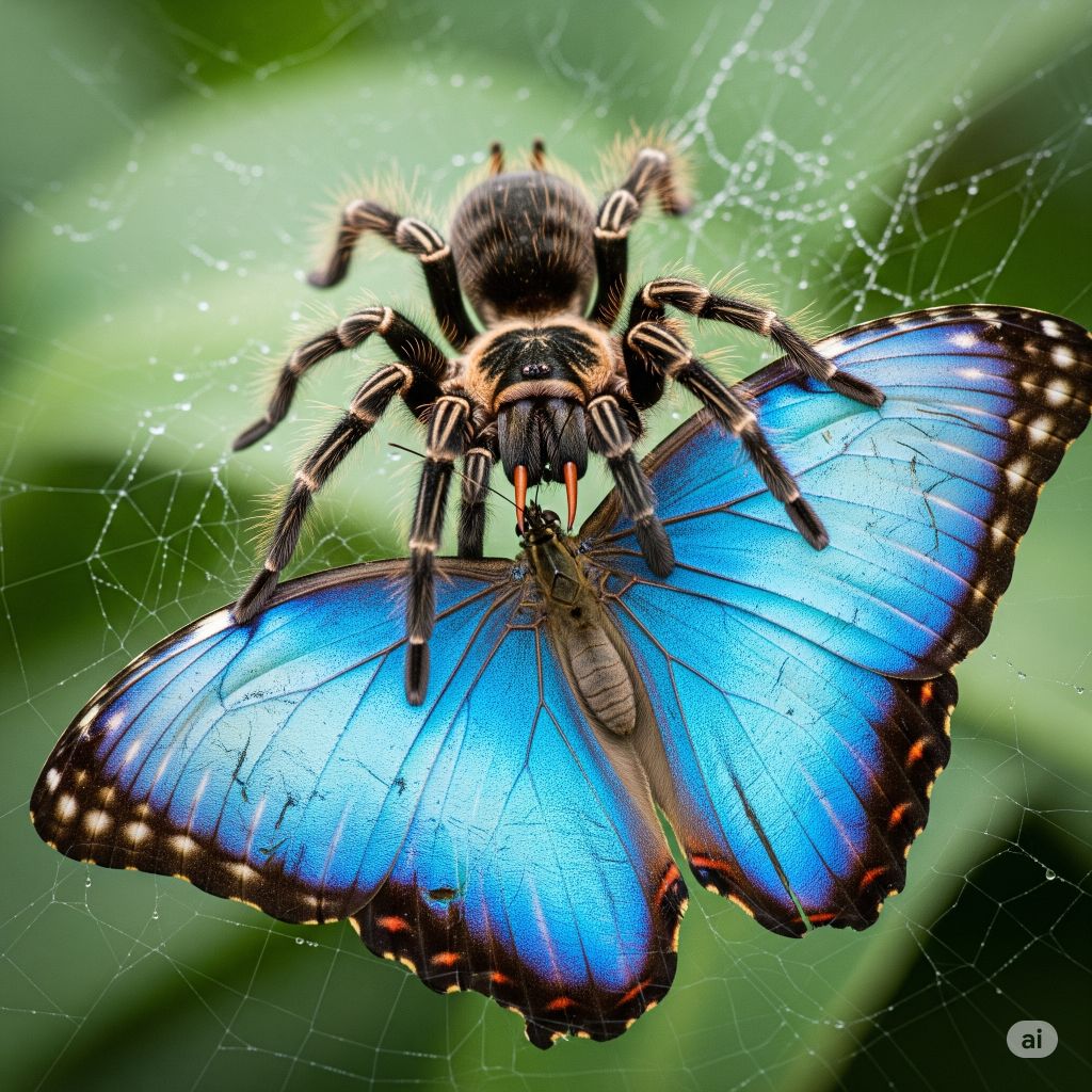 Arachnids: Spiders that Prey on Butterflies