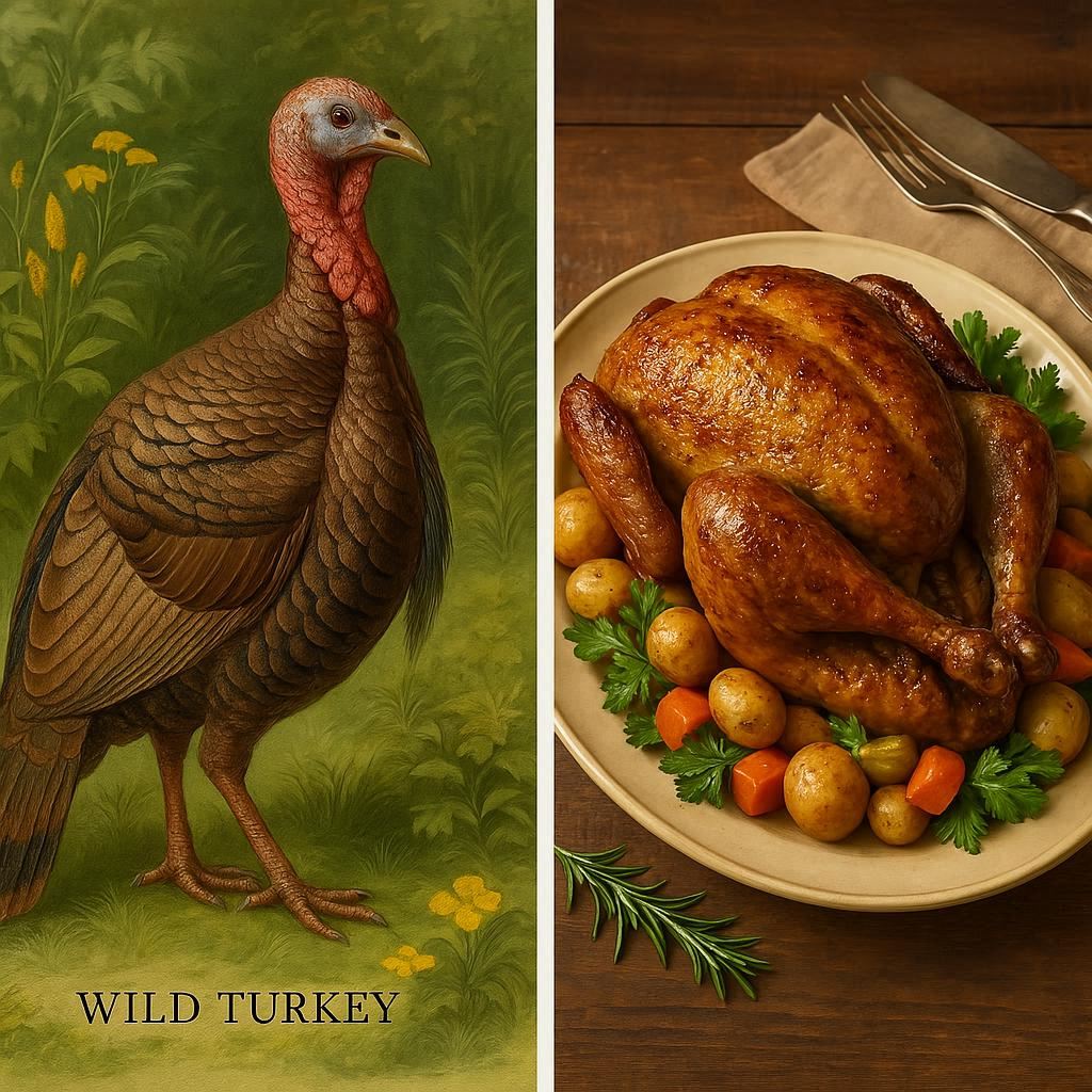 Wild Turkey Edible Wild Birds