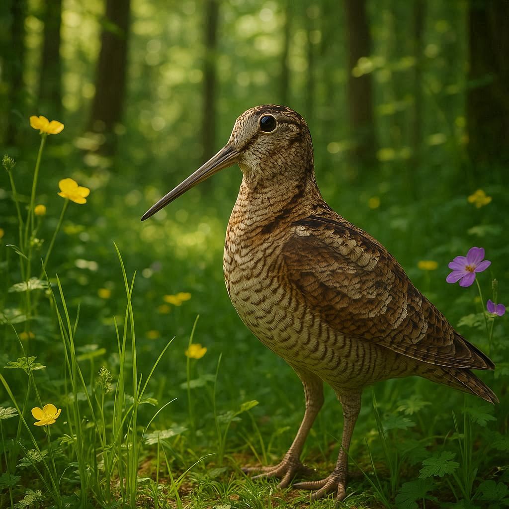 Woodcock edible wild birds