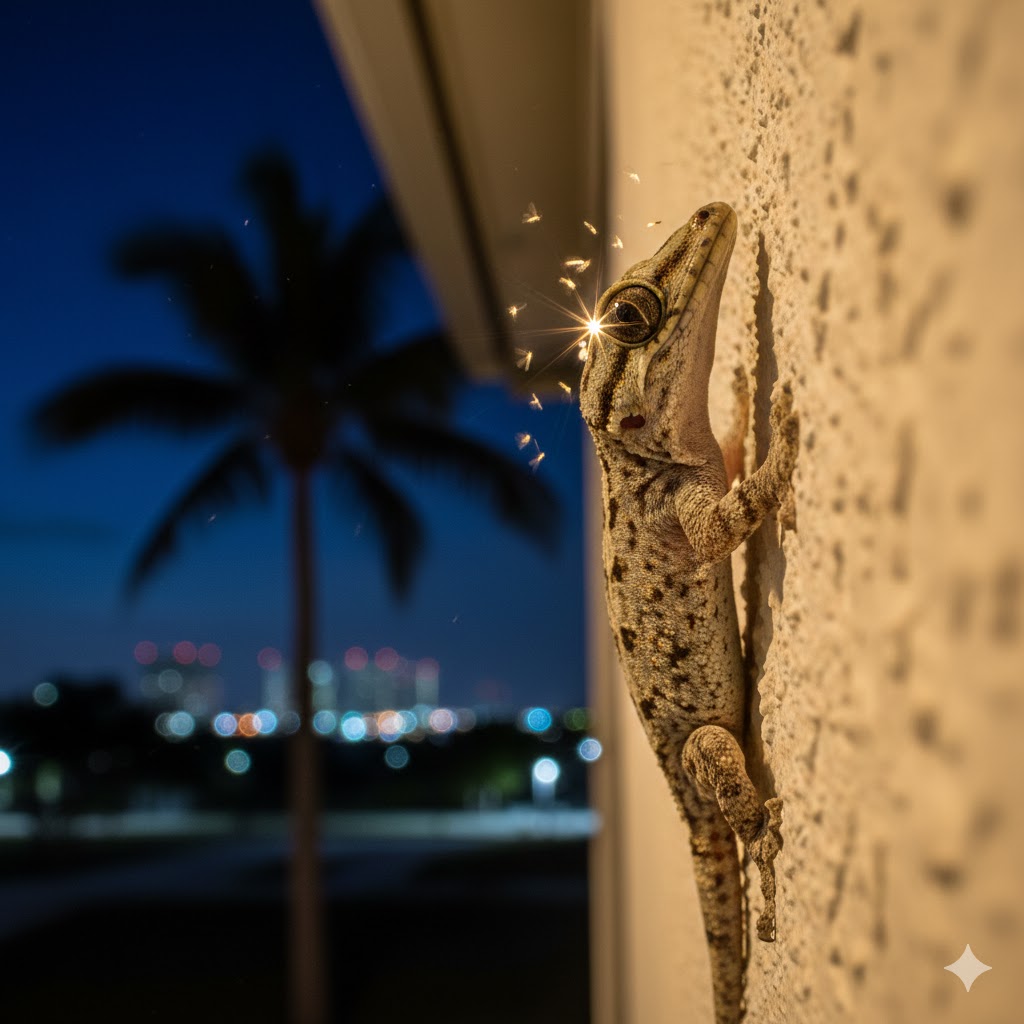 Common House Gecko (Hemidactylus frenatus)