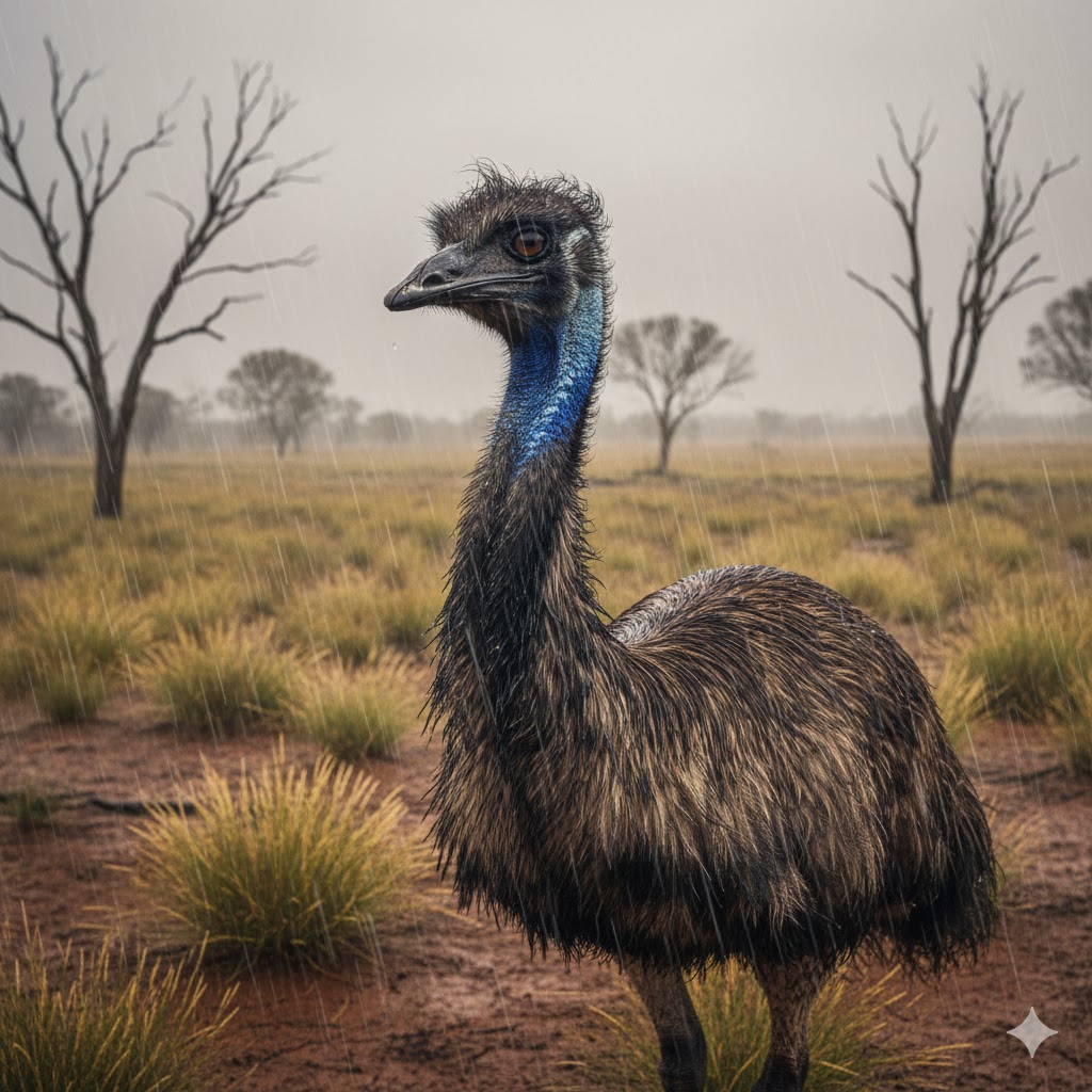 Emu (Dromaius novaehollandiae)