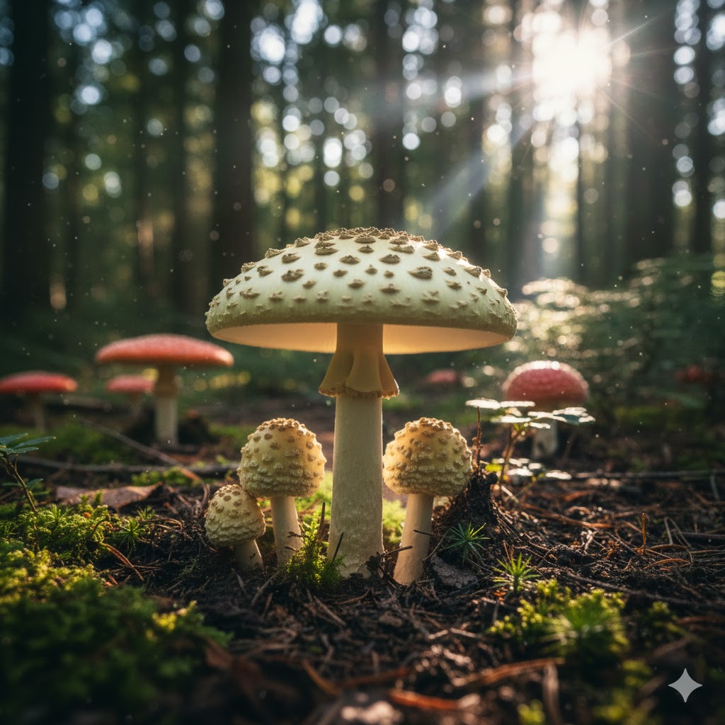 Green-Spored Parasol (Chlorophyllum molybdites)