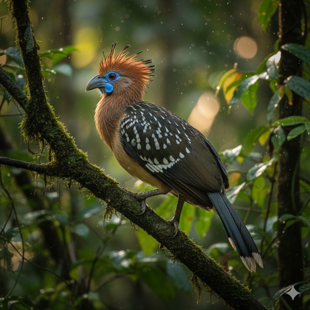 Hoatzin (Opisthocomus hoazin)