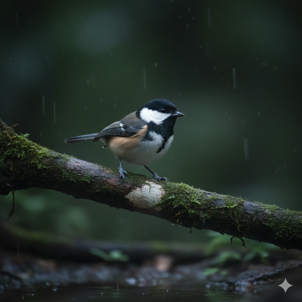 Iriomote Tit (Parus amamiensis)