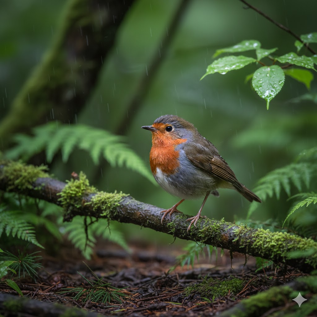 Japanese Robin (Larvivora akahige)