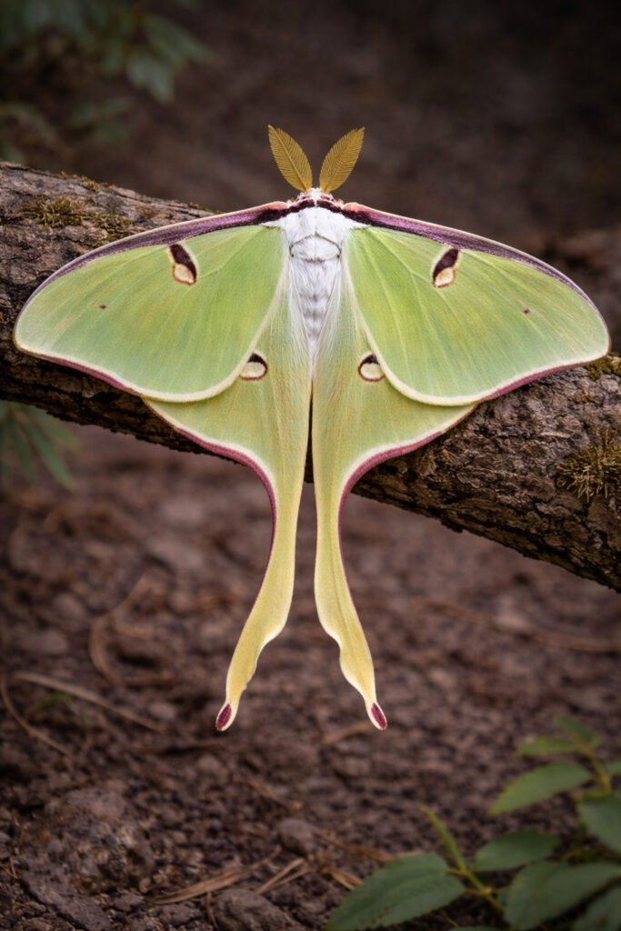 Luna Moth (Actias luna)