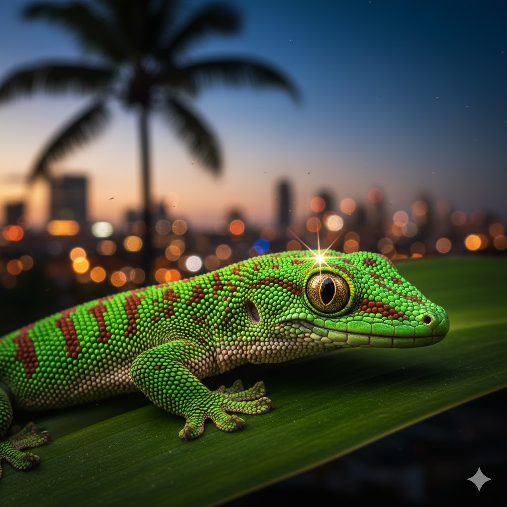 Madagascar Giant Day Gecko (Phelsuma grandis)