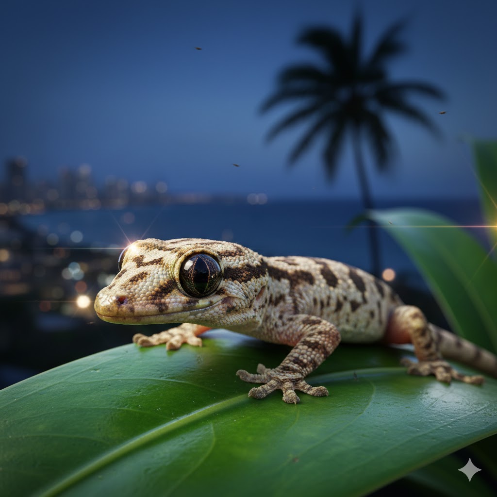 Mourning Gecko (Lepidodactylus lugubris)