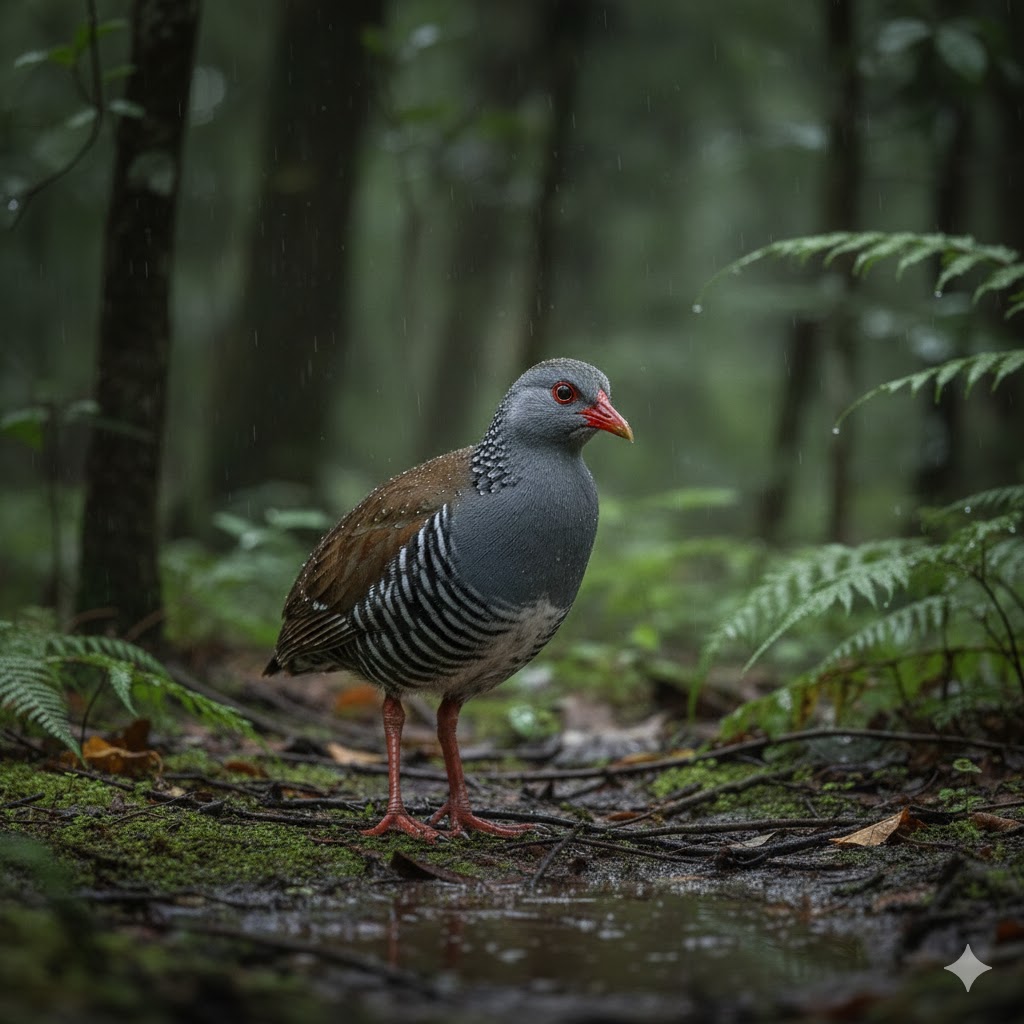 Okinawa Rail (Hypotaenidia okinawae)