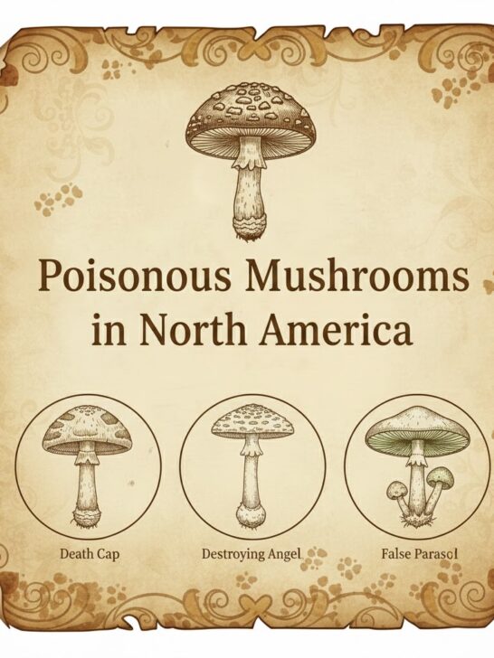 40 Poisonous Mushrooms in North America: Identification and Risks