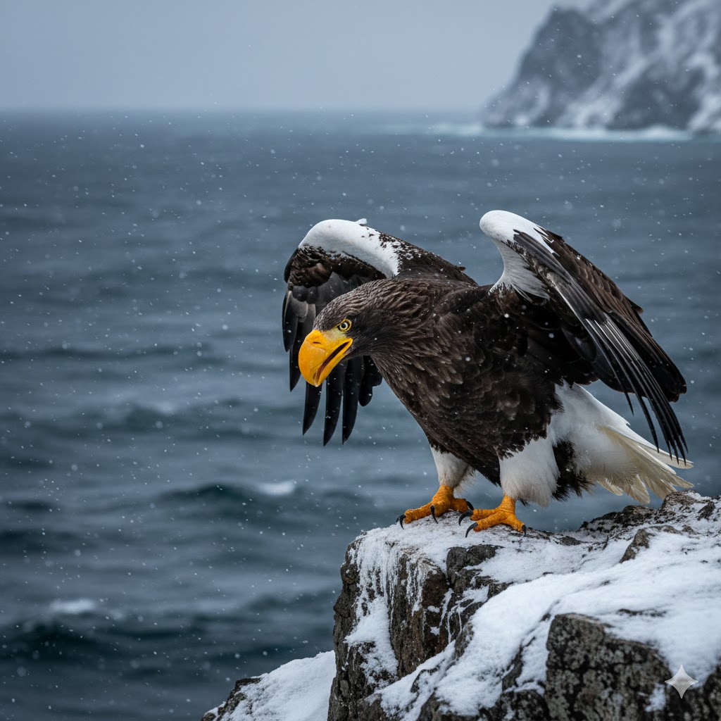 Steller’s Sea Eagle – Winter Monarch