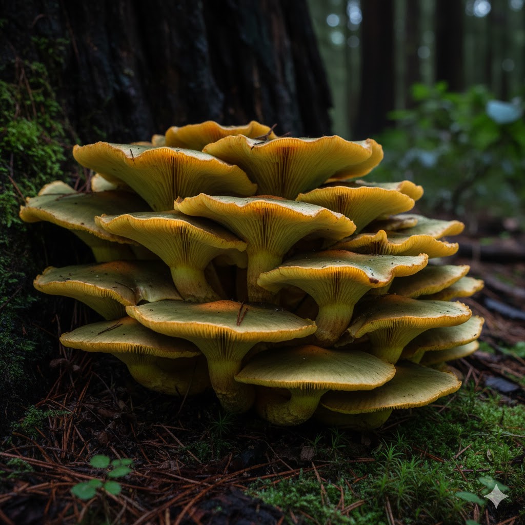 Western Jack-O’-Lantern (Omphalotus olivascens)