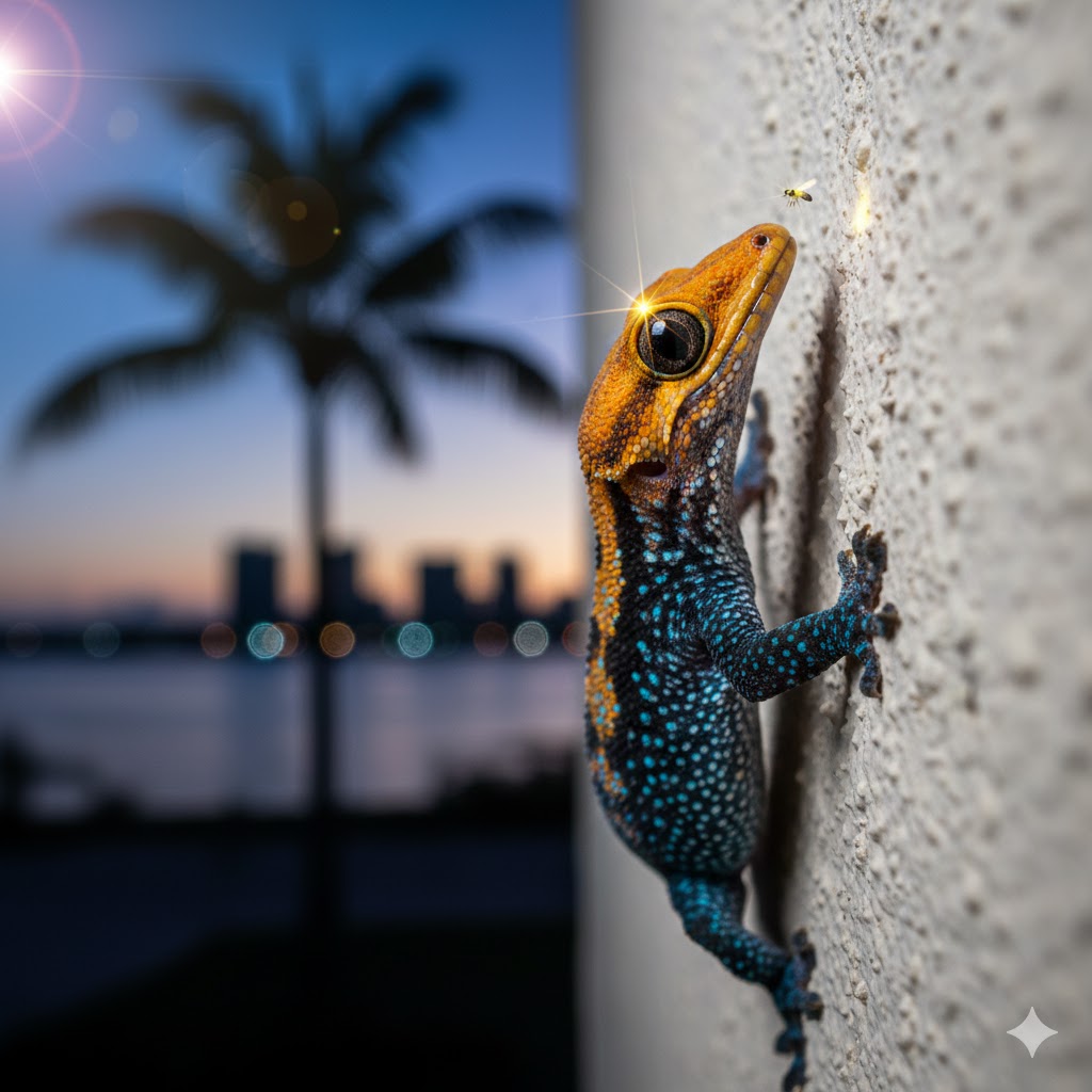 Yellow-headed Gecko (Gonatodes albogularis)