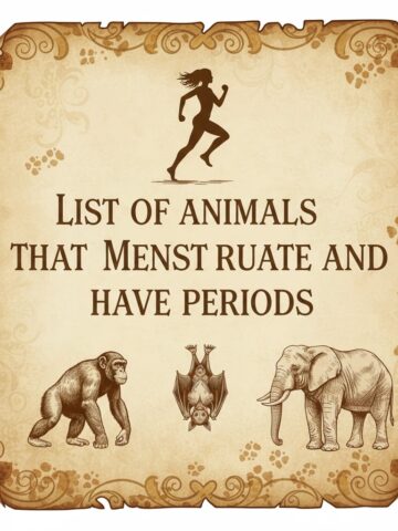 List of Animals That Menstruate and Have Periods