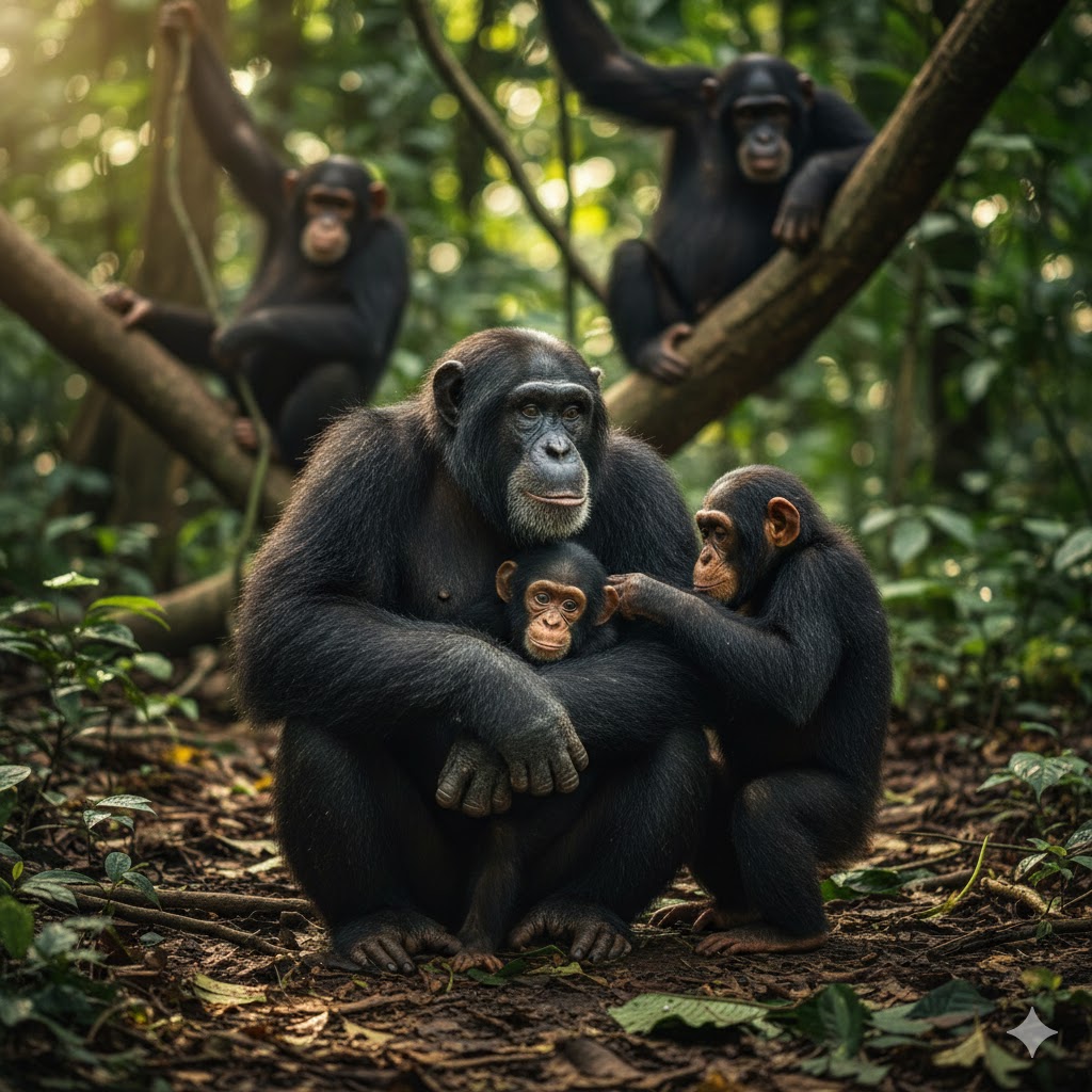 chimpanzees
