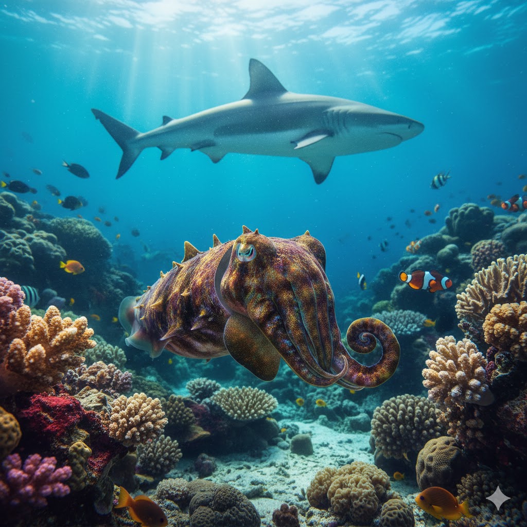 Cuttlefish &mdash; Color-Changing Defense