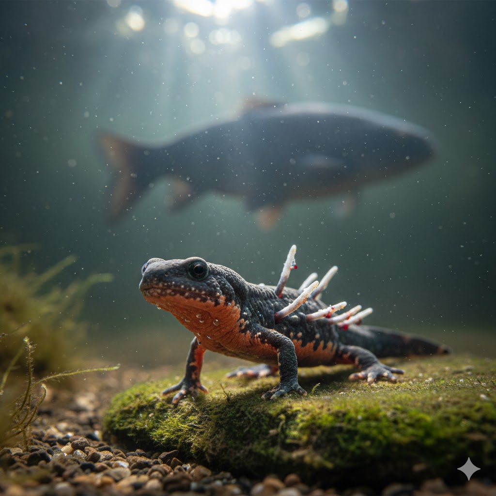 Iberian Ribbed Newts &mdash; Turn Their Ribs Into Defensive Spikes