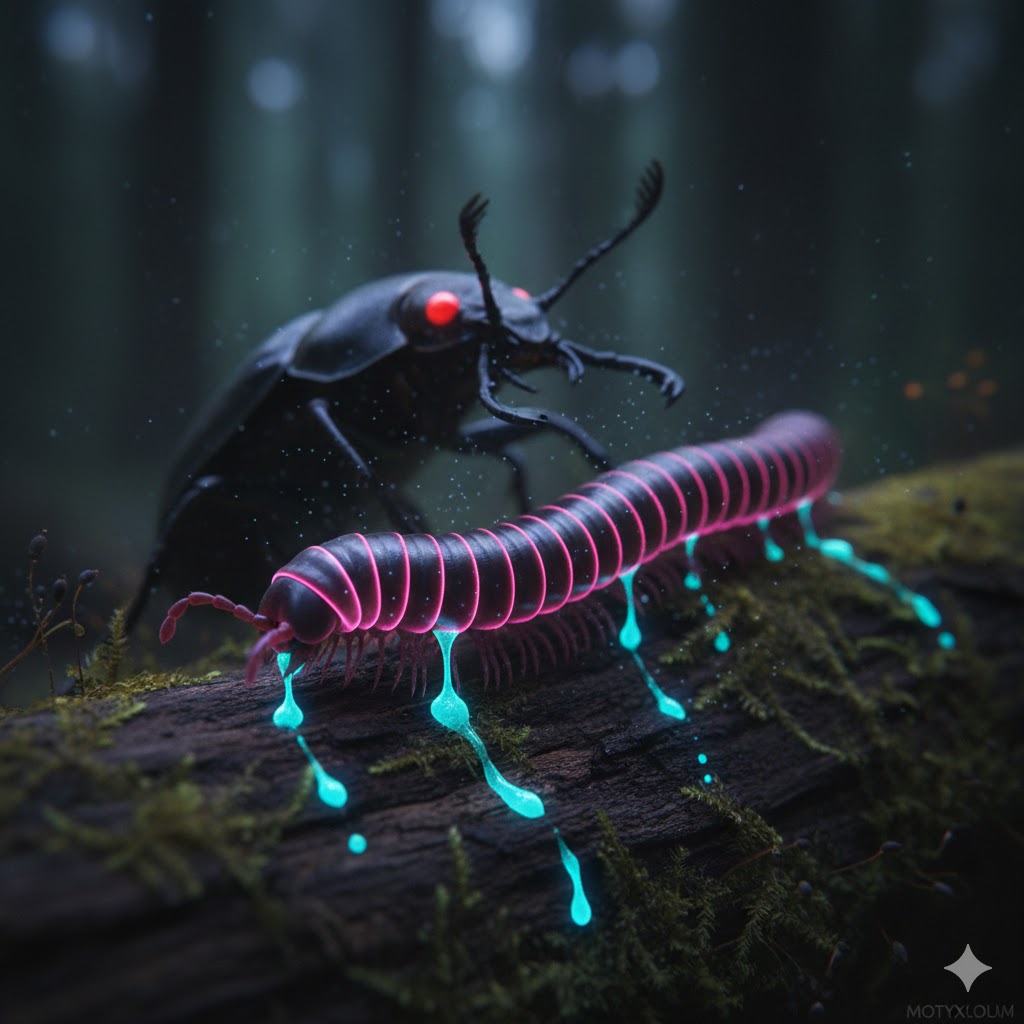 Motyxia Millipedes &mdash; Glow and Secrete Cyanide