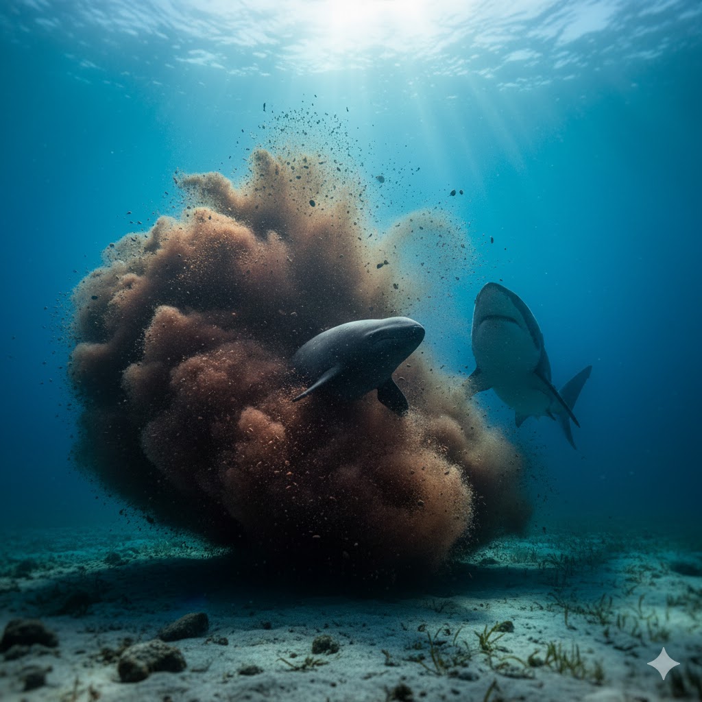 Pygmy Sperm Whales &mdash; Release Clouds of Defensive Waste