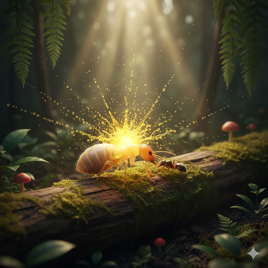 Termites &mdash; Detonate Toxic Goo From Built-In Chemical Sacs