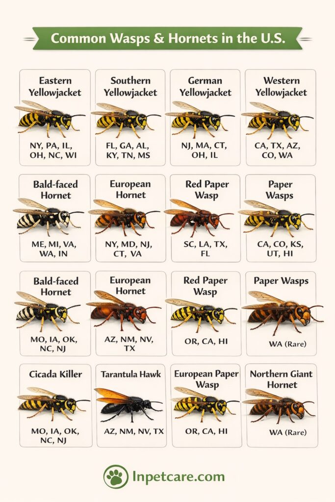 Wasps and Hornets in the North America