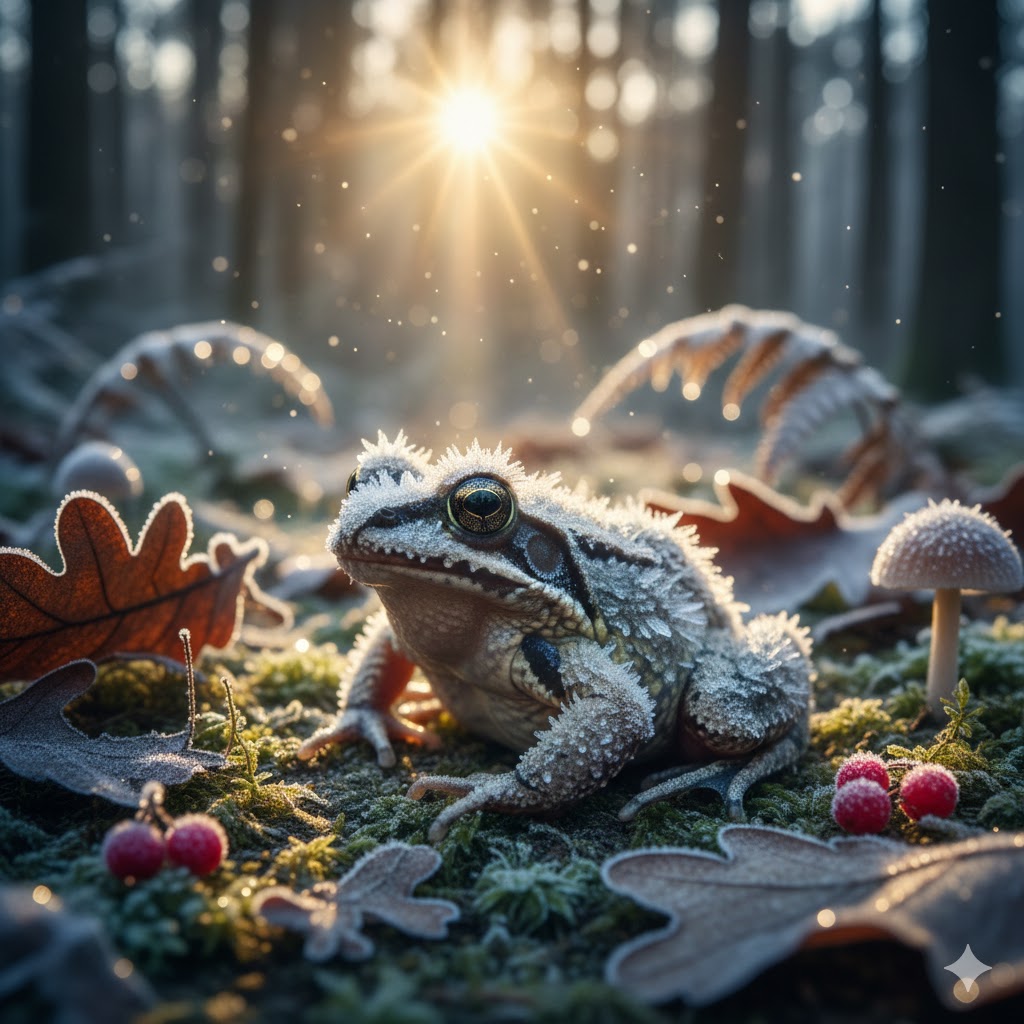 Wood Frog &ndash; Freezing Solid